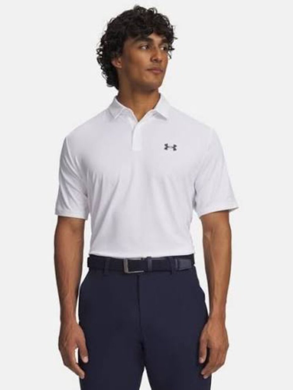NWOT Under Armour HeatGear Loose Fit Performance Polo Men's Polo White M